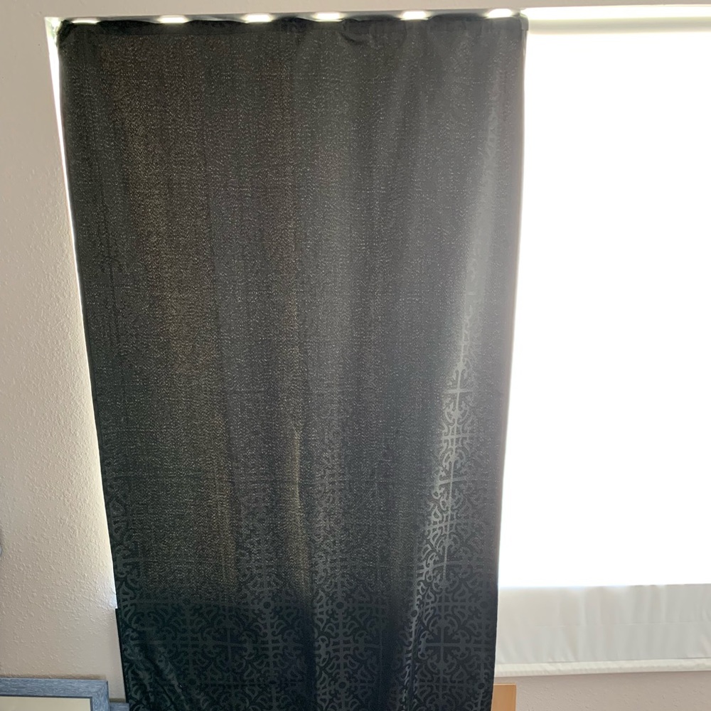 2 blackout curtains drapes